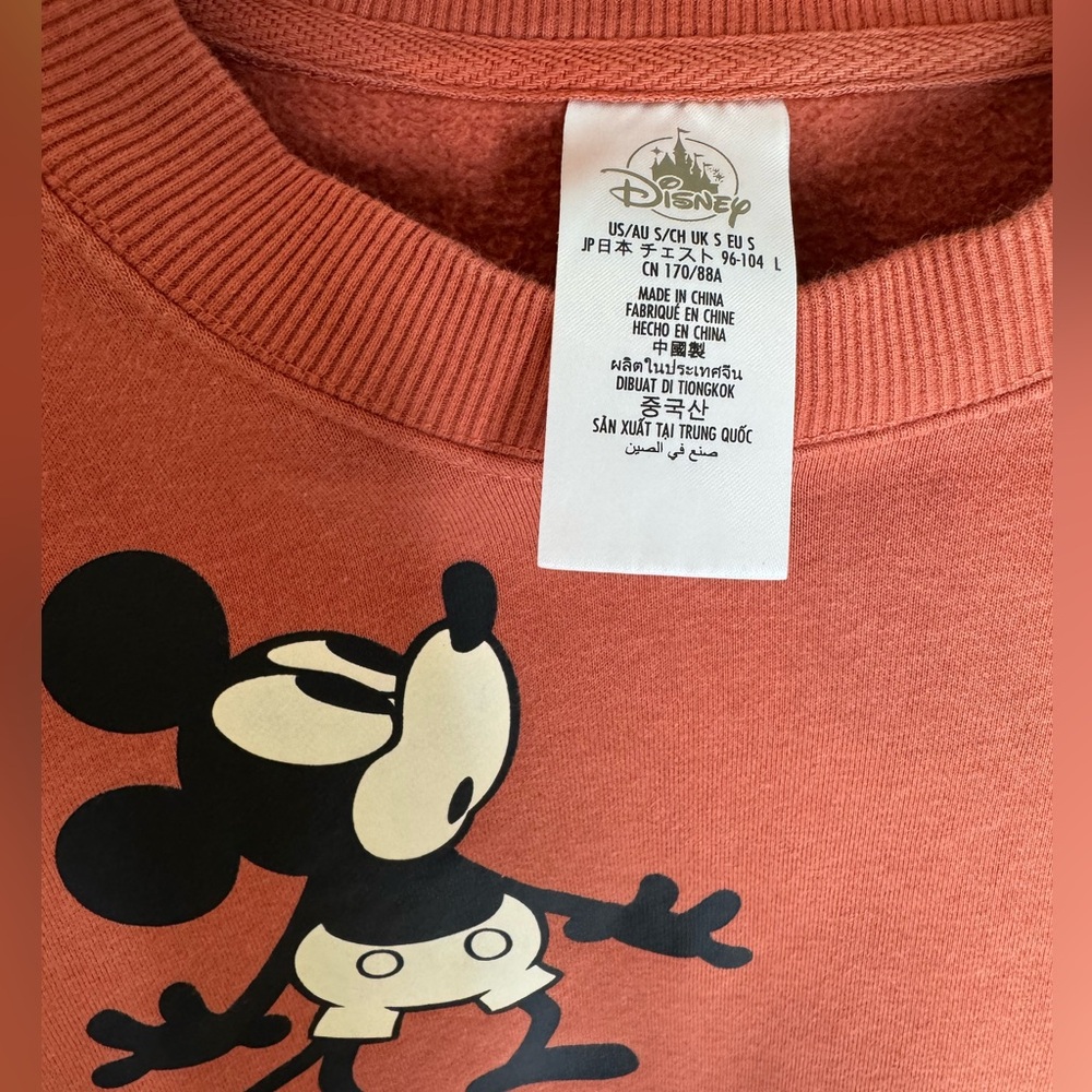 Vintage Maroon Mickey Mouse sweater in excellent used condition!! - Picture 6 of 6